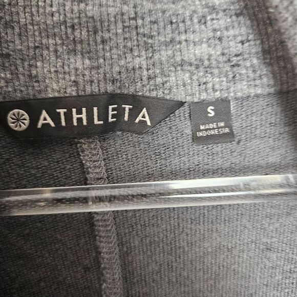 Athleta Tiburon Ribbed Knit Draped Cardigan Sweater Open Front S/777944 Women's - Picture 5 of 5